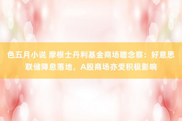色五月小说 摩根士丹利基金商场瞻念察：好意思联储降息落地，A股商场亦受积极影响