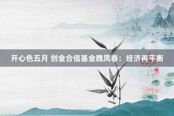 开心色五月 创金合信基金魏凤春：经济再平衡