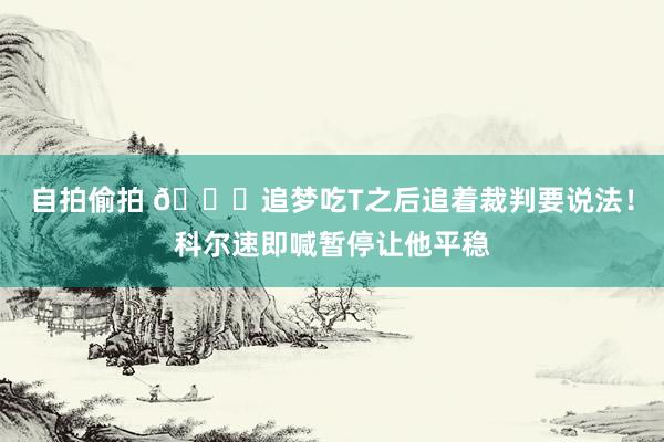 自拍偷拍 😂追梦吃T之后追着裁判要说法！科尔速即喊暂停让他平稳