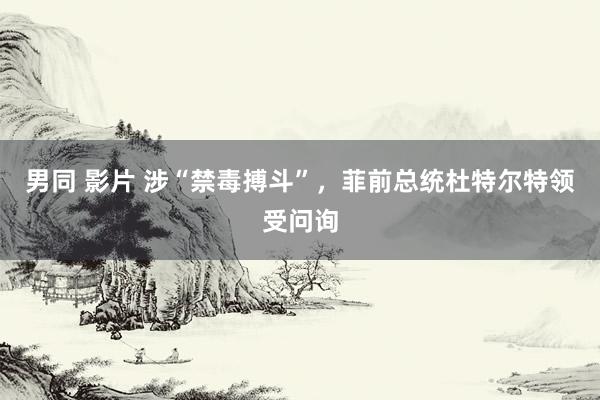 男同 影片 涉“禁毒搏斗”，菲前总统杜特尔特领受问询