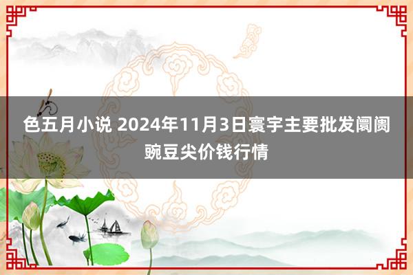色五月小说 2024年11月3日寰宇主要批发阛阓豌豆尖价钱行情