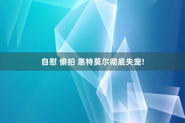 自慰 偷拍 惠特莫尔彻底失宠!