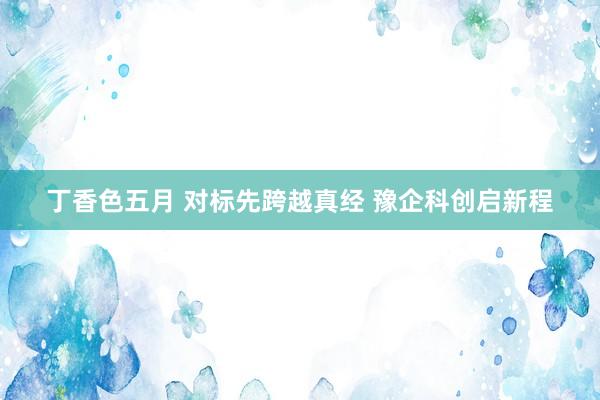 丁香色五月 对标先跨越真经 豫企科创启新程