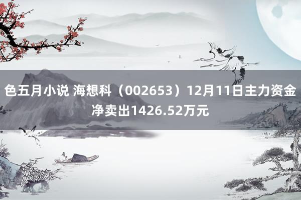 色五月小说 海想科（002653）12月11日主力资金净卖出1426.52万元