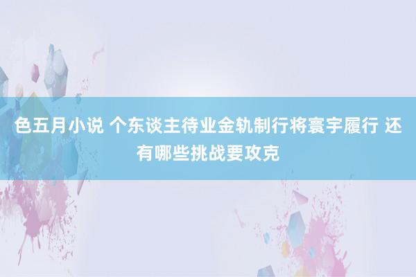 色五月小说 个东谈主待业金轨制行将寰宇履行 还有哪些挑战要攻克