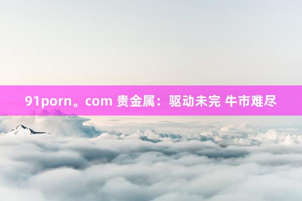 91porn。com 贵金属：驱动未完 牛市难尽