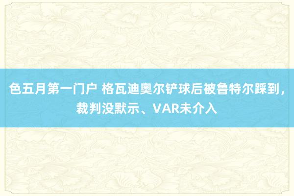 色五月第一门户 格瓦迪奥尔铲球后被鲁特尔踩到，裁判没默示、VAR未介入