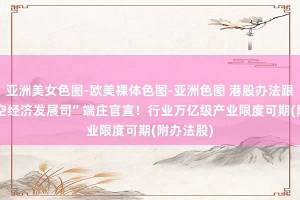 亚洲美女色图-欧美裸体色图-亚洲色图 港股办法跟踪 | “低空经济发展司”端庄官宣！行业万亿级产业限度可期(附办法股)