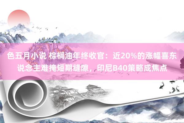 色五月小说 棕榈油年终收官：近20%的涨幅喜东说念主难掩短期缝隙，印尼B40策略成焦点