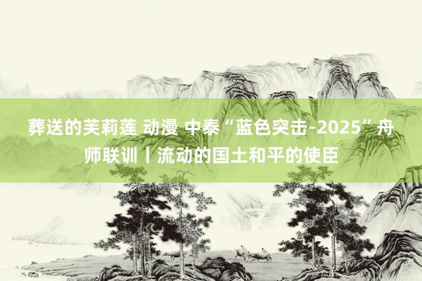 葬送的芙莉莲 动漫 中泰“蓝色突击-2025”舟师联训丨流动的国土和平的使臣